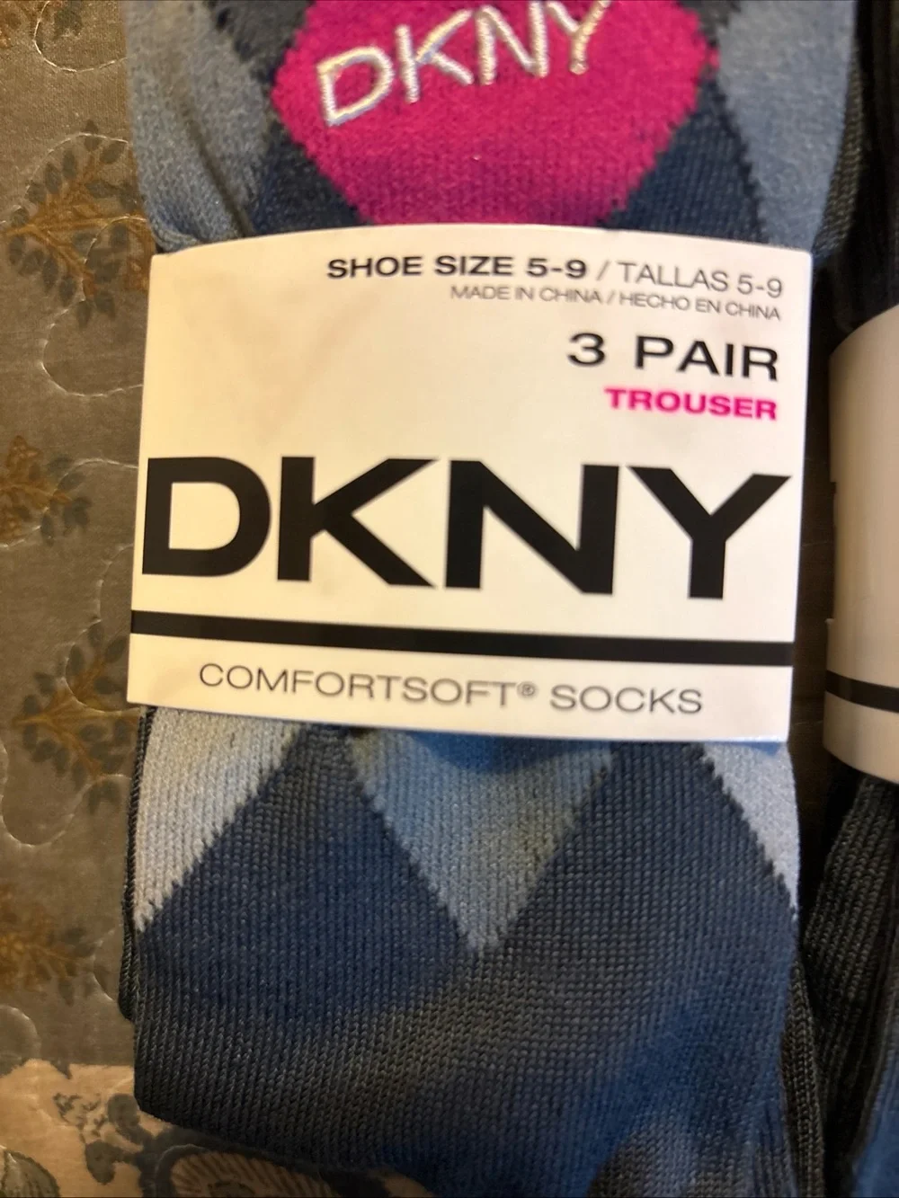 Dkny classic argyle